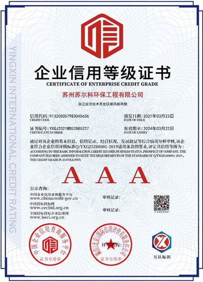 企業(yè)3A信用等級(jí) 企業(yè)3A信用等級(jí)